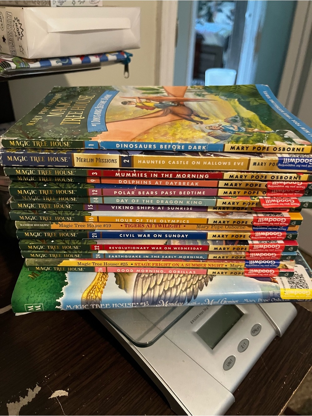 Magic Tree House Children’s Book Set - Assorted Colorful Spines